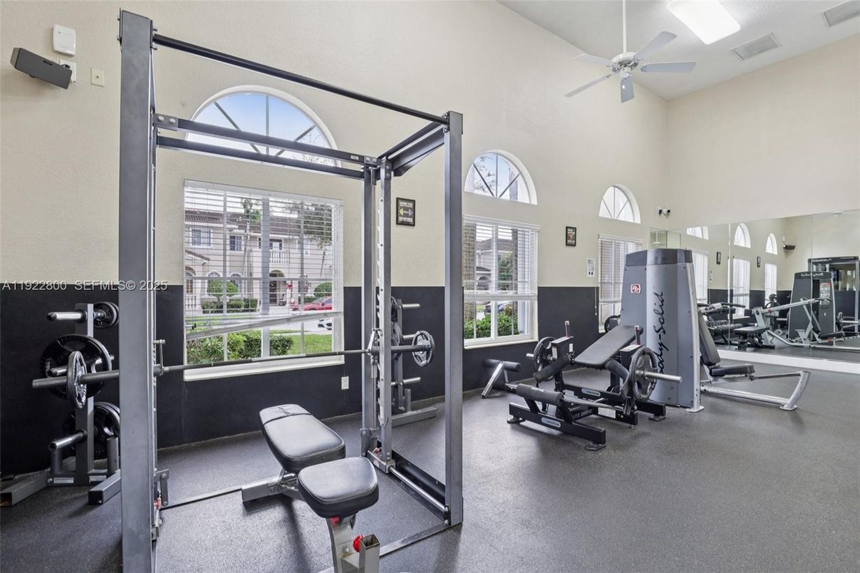 Fitness Equipment, Gym, Interior
