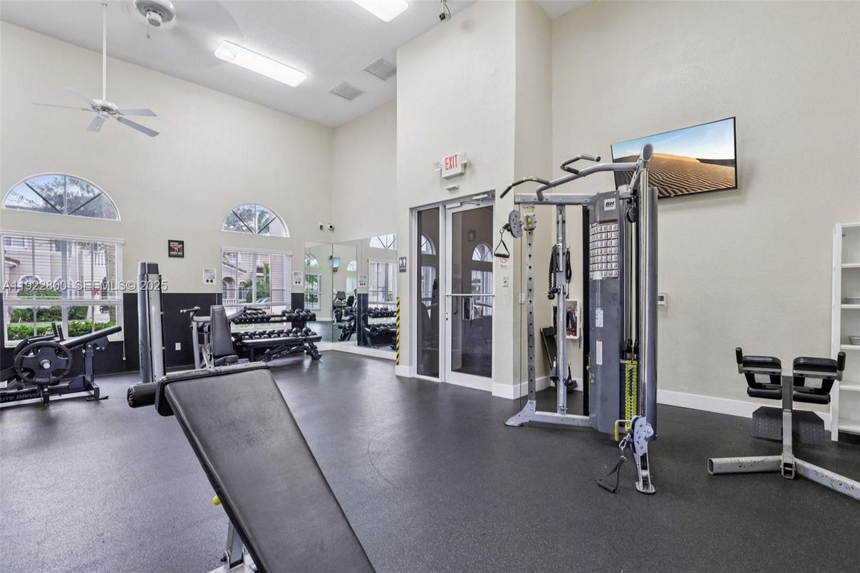 Fitness Equipment, Gym, Interior