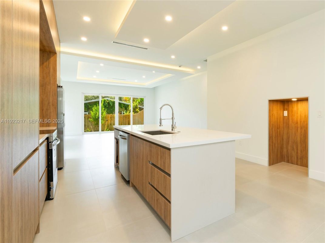 Interior, Kitchen, Recessed Lighting, Stainless Steel Appliances