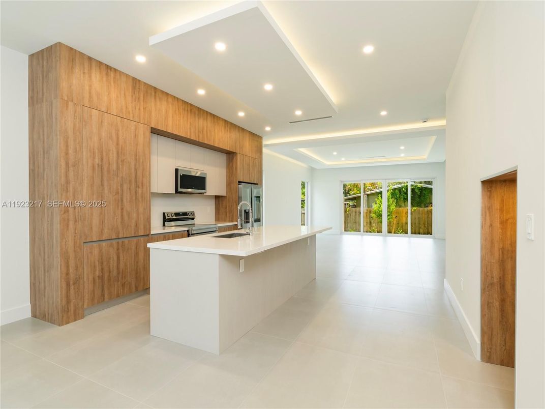 Interior, Kitchen, Recessed Lighting, Stainless Steel Appliances
