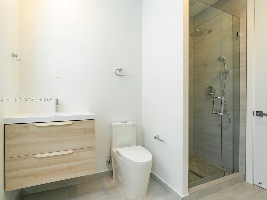 Bathroom, Glass Shower, Interior