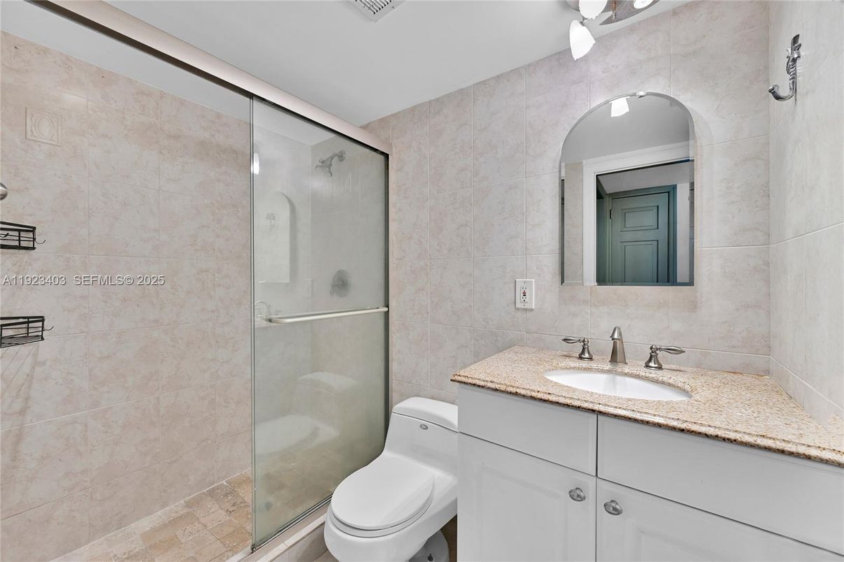 Bathroom, Glass Shower, Interior