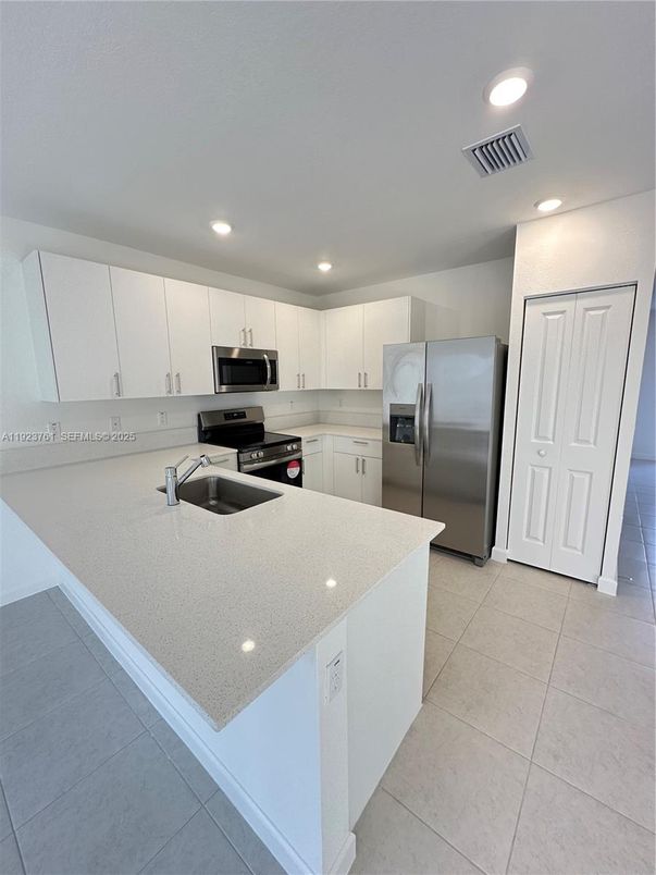 Interior, Kitchen, Recessed Lighting, Stainless Steel Appliances