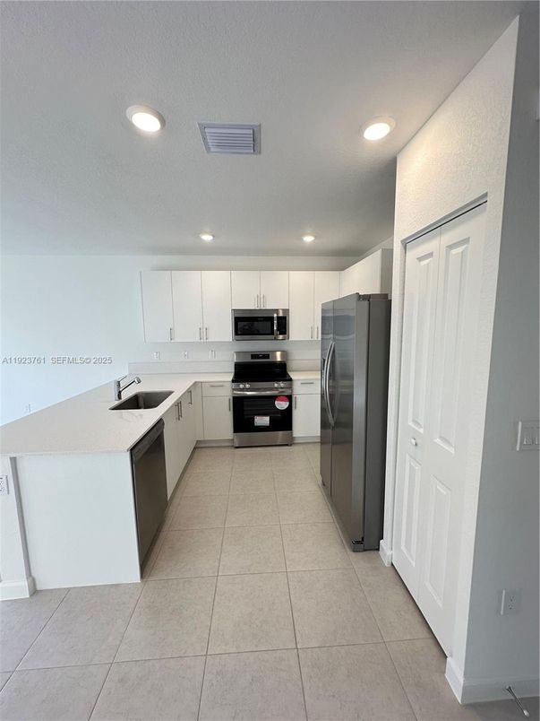 Interior, Kitchen, Recessed Lighting, Stainless Steel Appliances