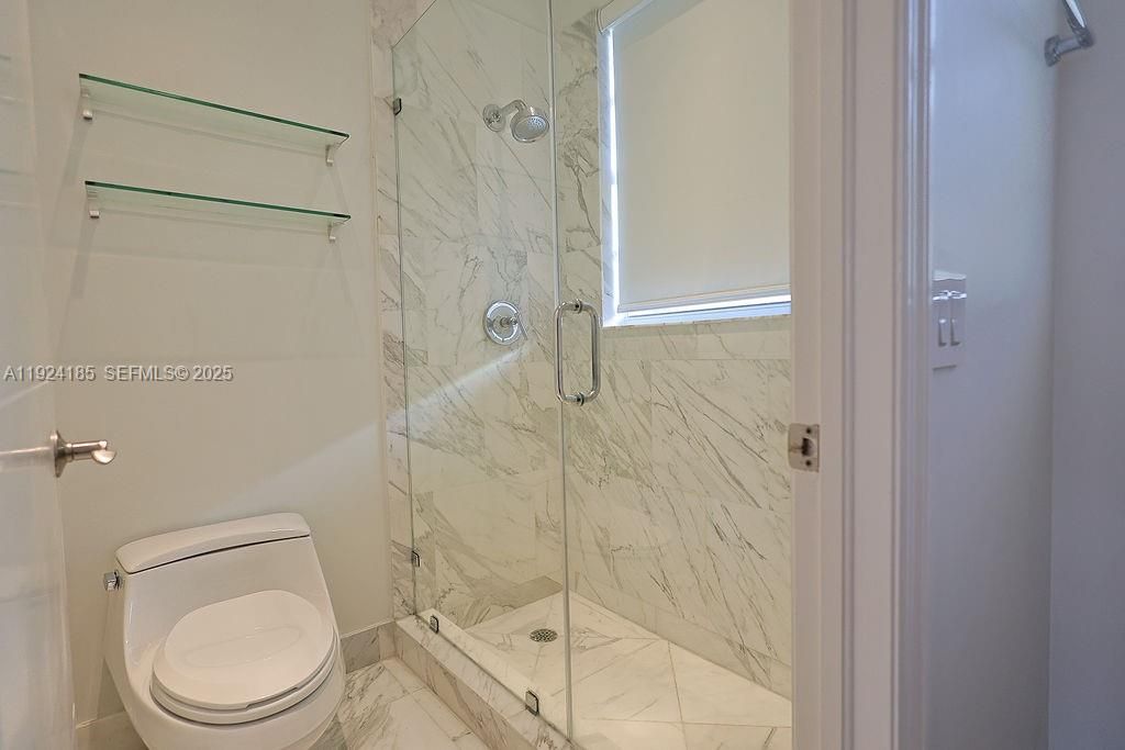 Bathroom, Glass Shower, Interior, Marble, Marble Walls