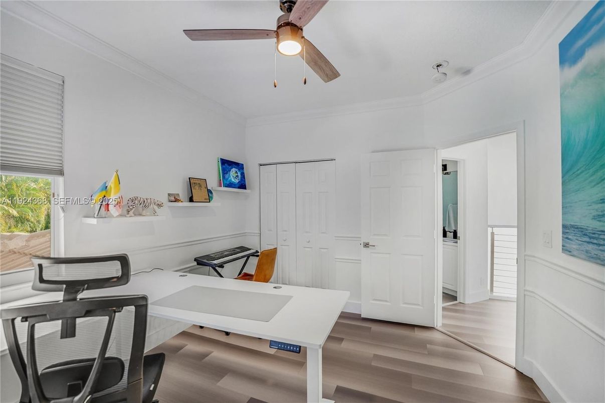 Home Office, Interior, Wood Texture Flooring