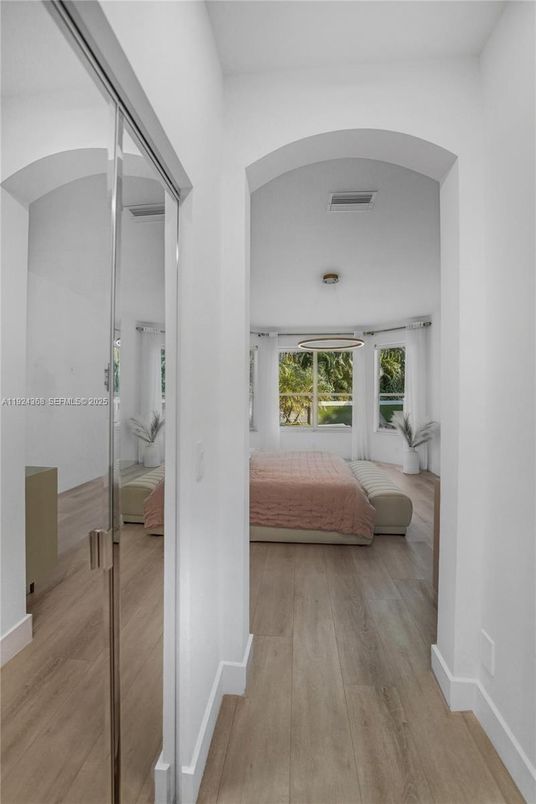 Bedroom, Interior, Wood Texture Flooring