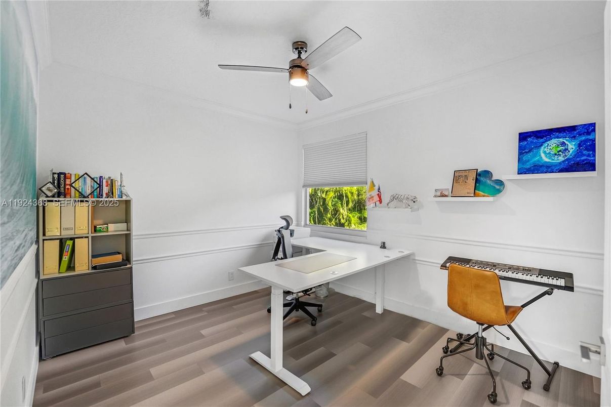 Home Office, Interior, Wood Texture Flooring