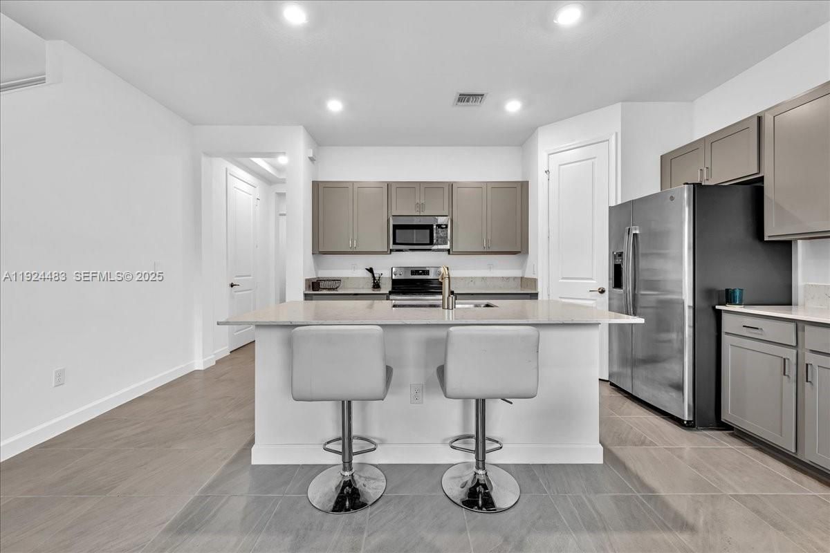 Interior, Kitchen, Recessed Lighting, Stainless Steel Appliances