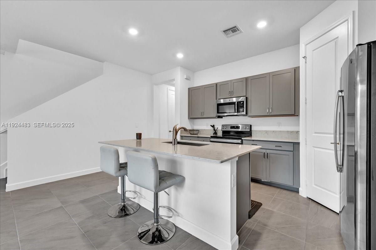 Interior, Kitchen, Recessed Lighting, Stainless Steel Appliances