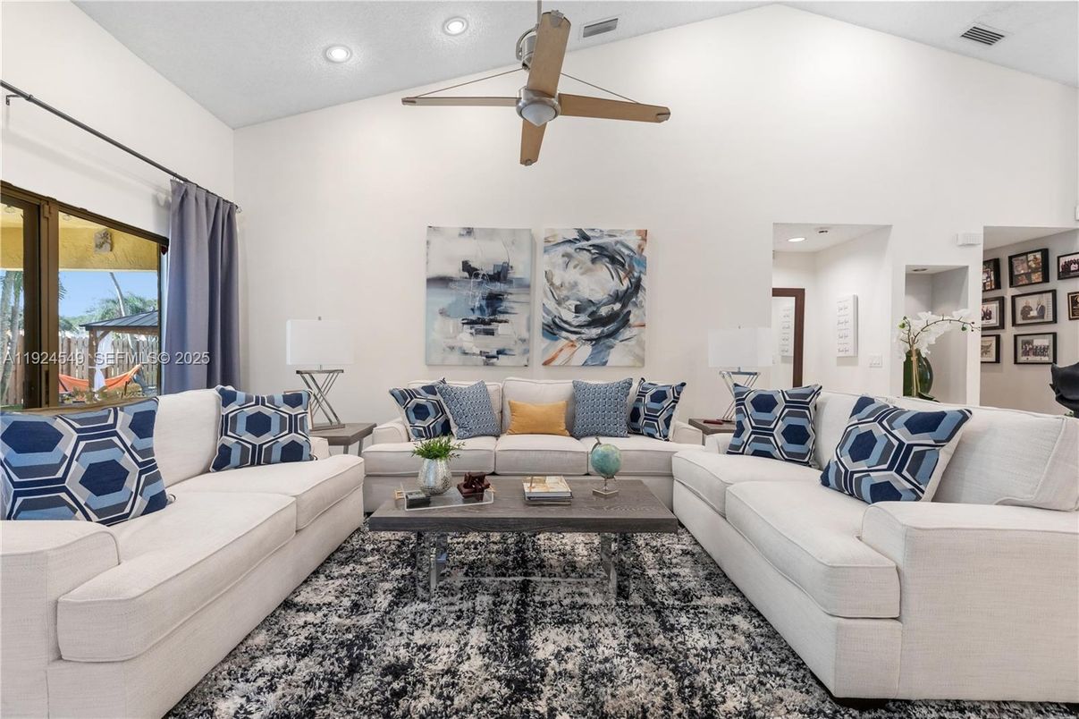 Interior, Living room, Recessed Lighting