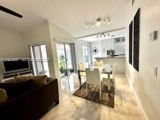 Dining room, Interior, Kitchen, Living room, Stainless Steel Appliances