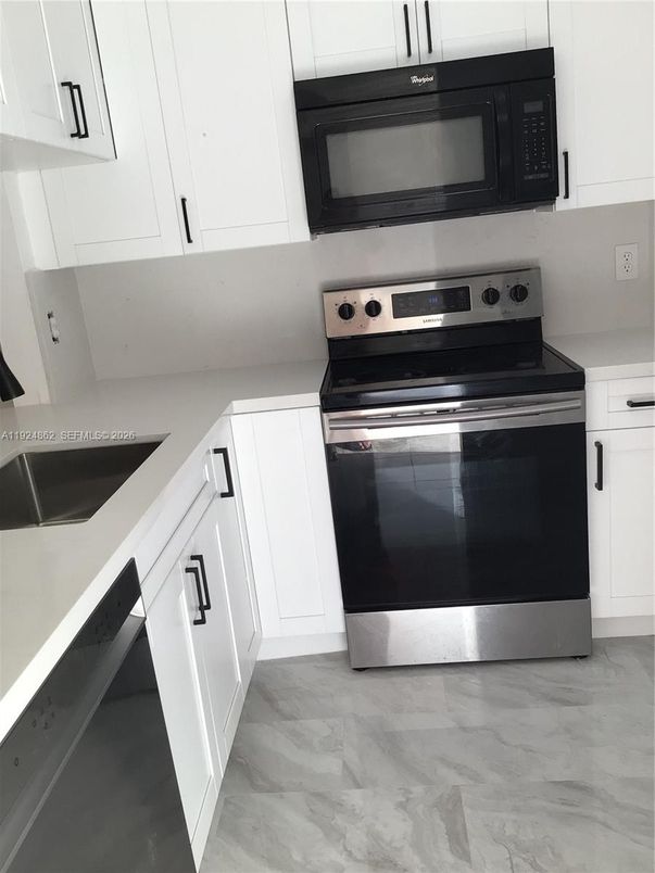 Interior, Kitchen, Marble, Stainless Steel Appliances
