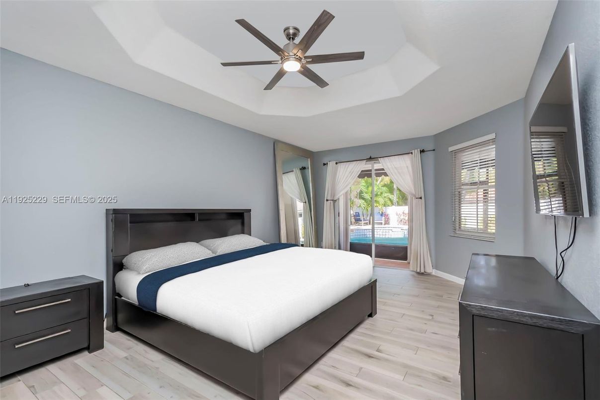 Bedroom, Interior, Wood Texture Flooring