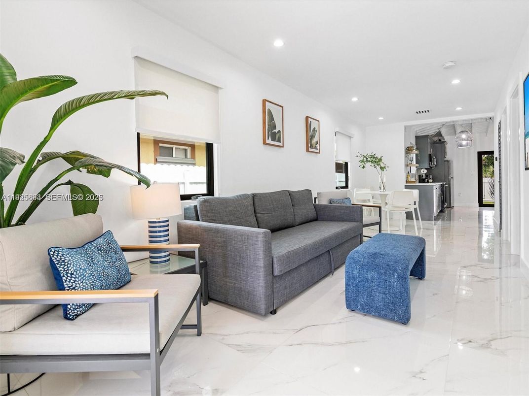 Interior, Living room, Marble, Recessed Lighting