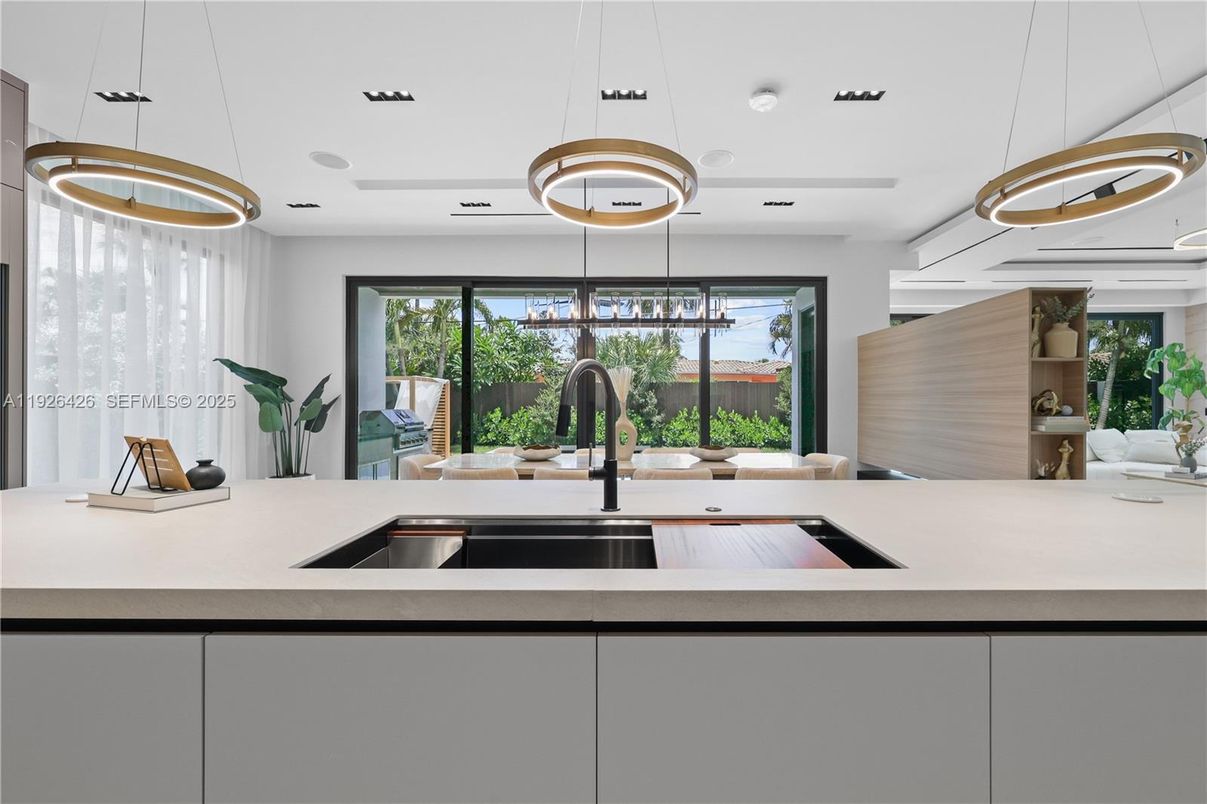 Interior, Kitchen, Pendant Lights, Recessed Lighting