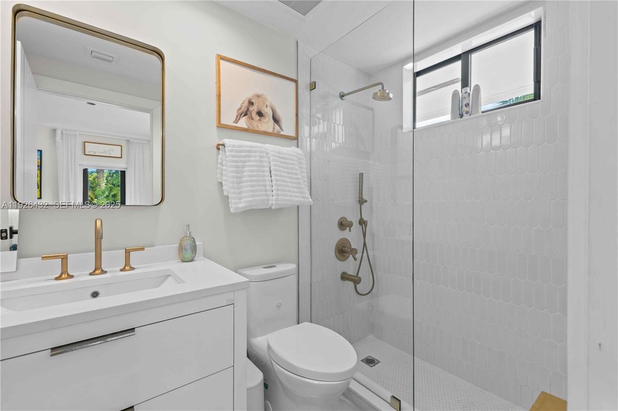 Bathroom, Glass Shower, Interior