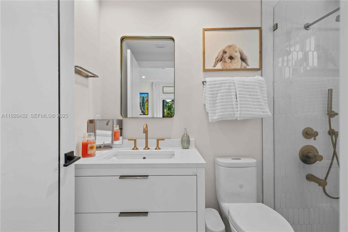 Bathroom, Glass Shower, Interior