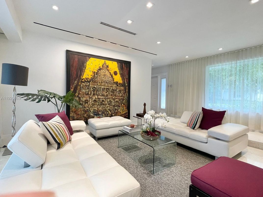 Interior, Living room, Recessed Lighting