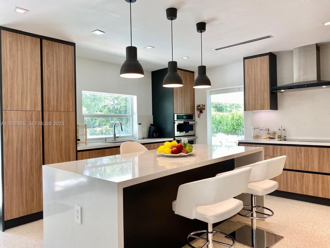Interior, Kitchen, Pendant Lights, Recessed Lighting
