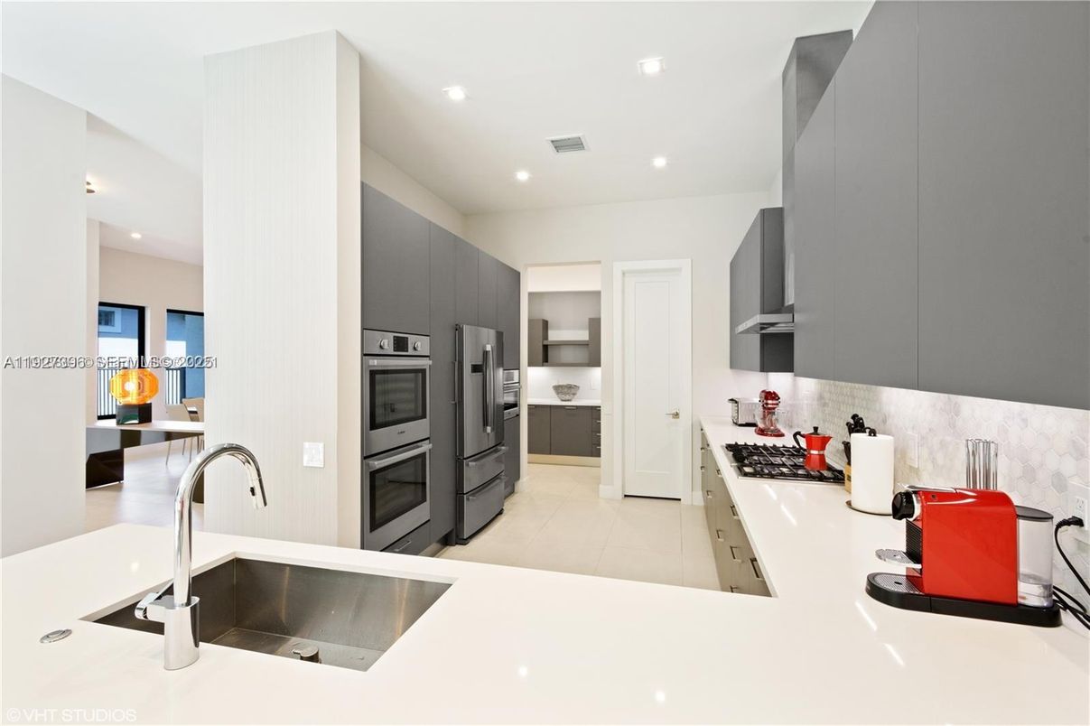 Interior, Kitchen, Recessed Lighting, Stainless Steel Appliances