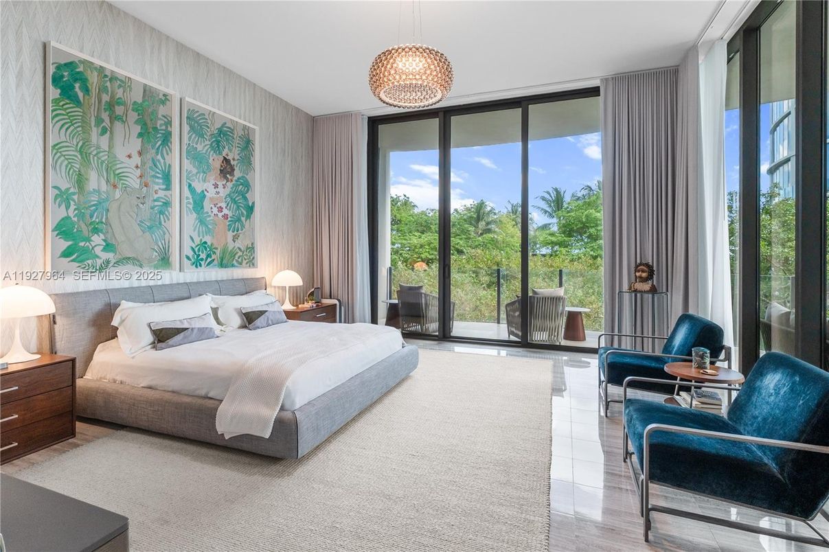 Bedroom, Interior, Pendant Lights