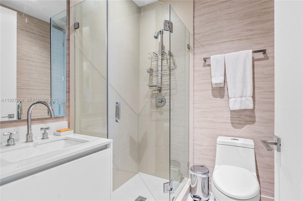 Bathroom, Glass Shower, Interior