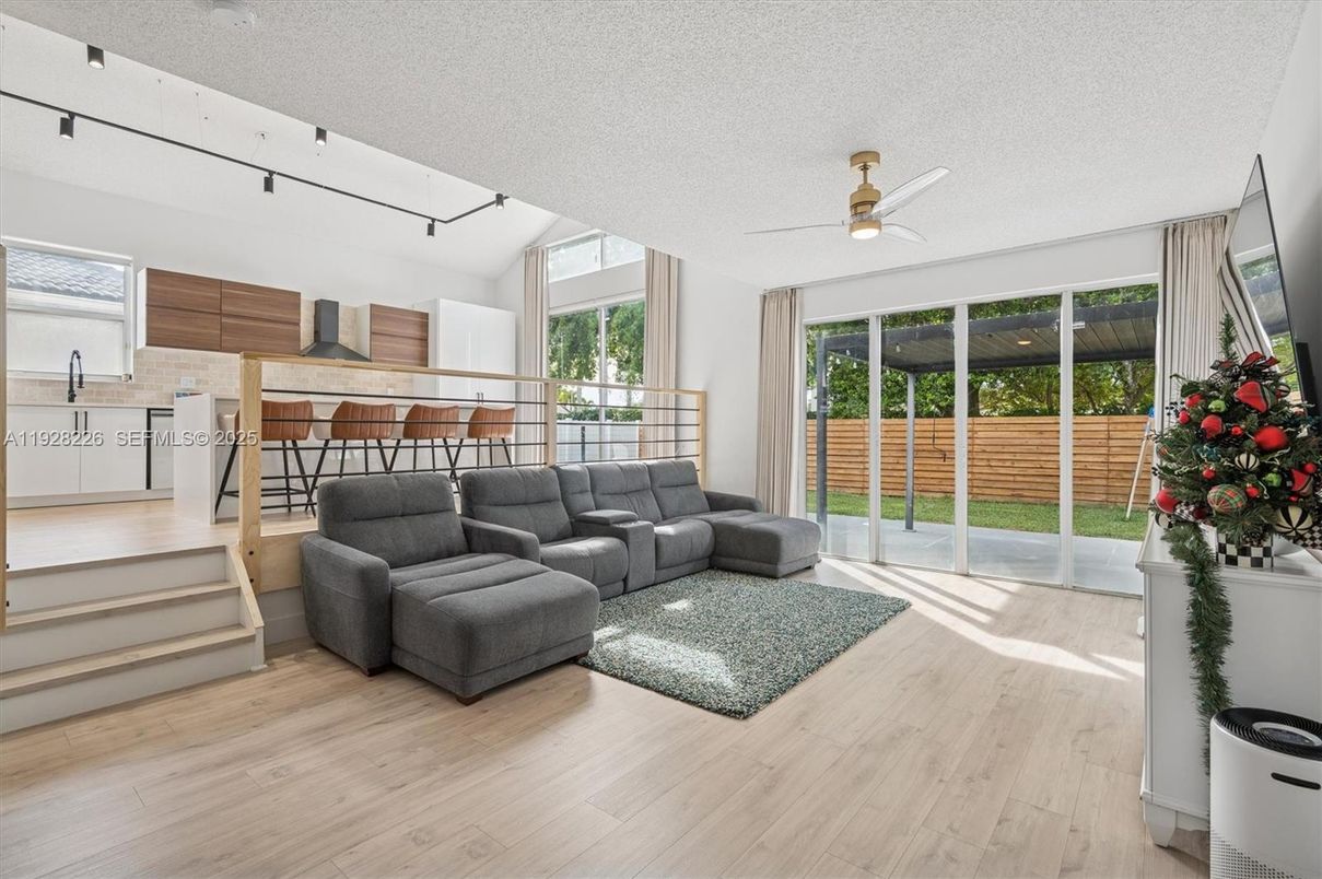 Interior, Kitchen, Living room, Wood Texture Flooring