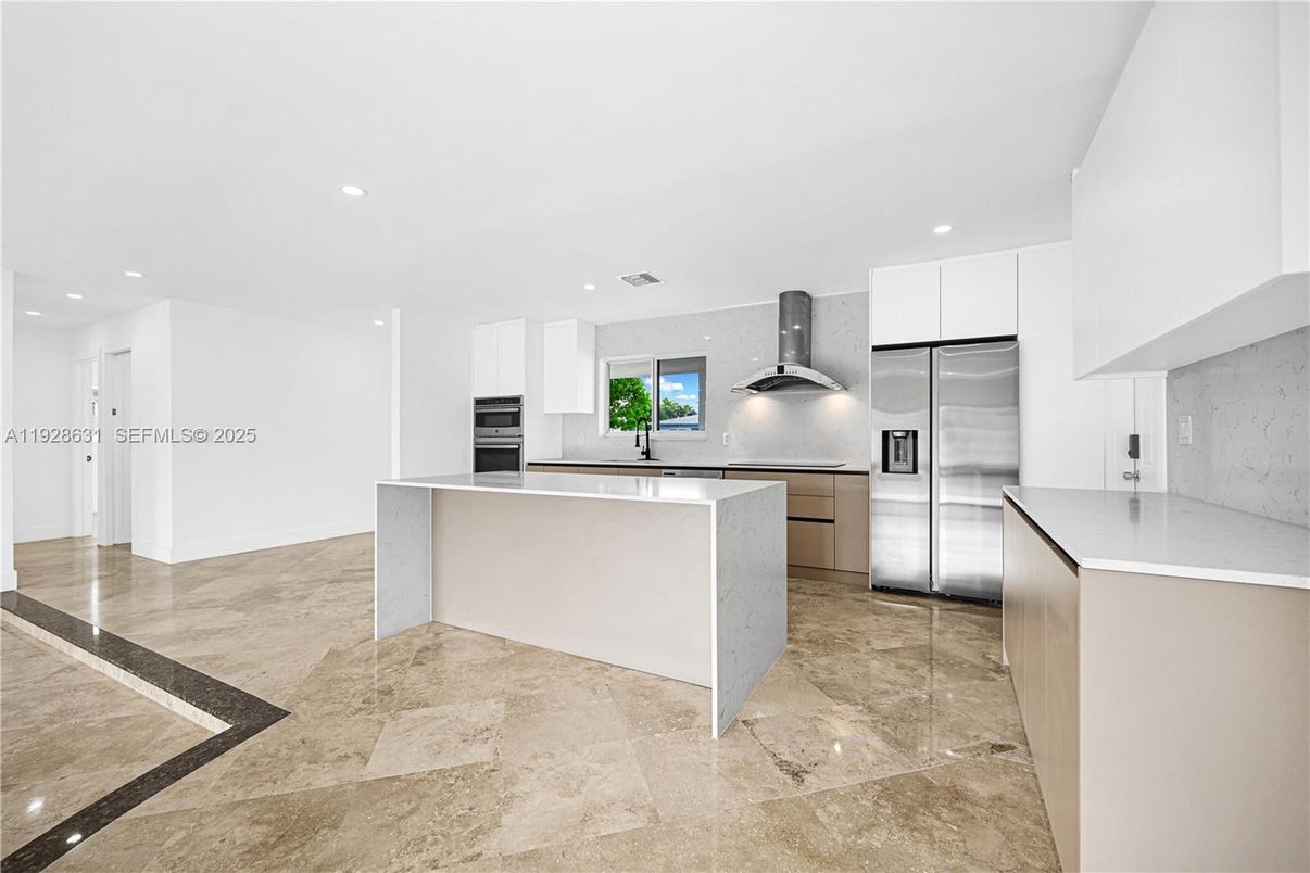 Interior, Kitchen, Recessed Lighting, Stainless Steel Appliances