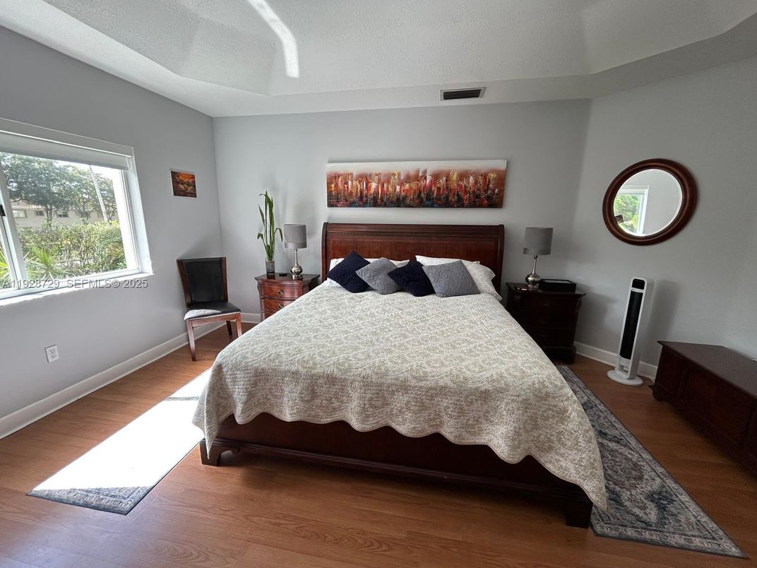 Bedroom, Interior, Wood Texture Flooring