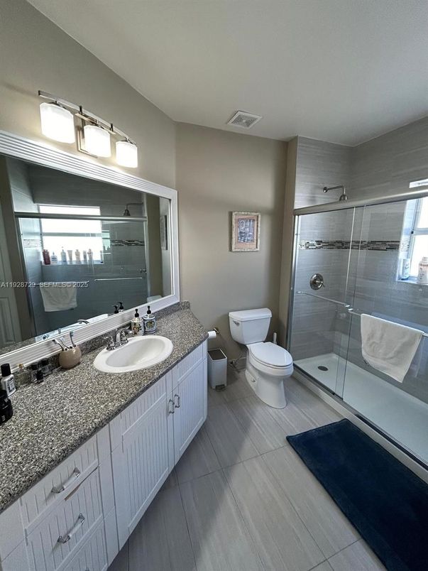 Bathroom, Dual Sink Vanities, Glass Shower, Interior