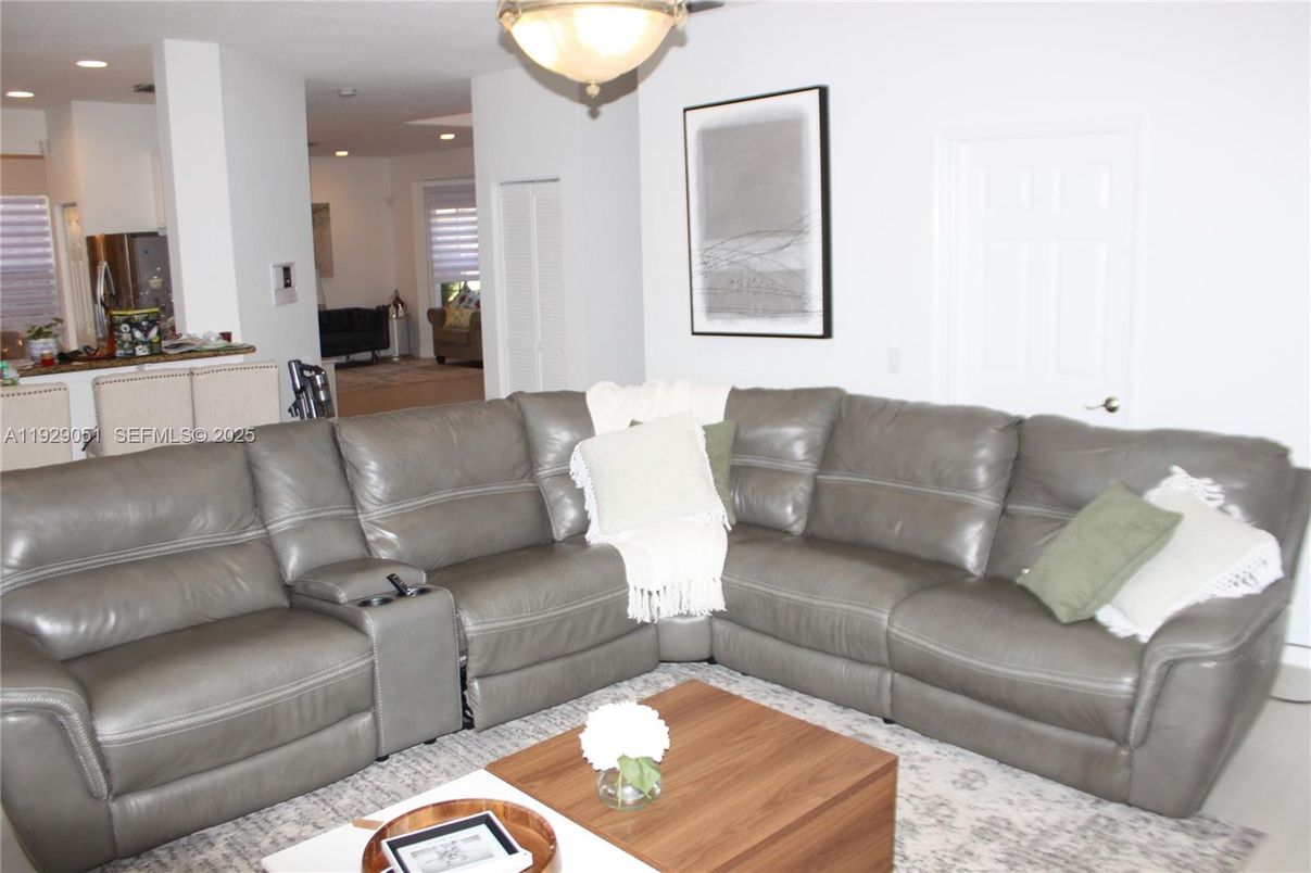 Interior, Living room, Recessed Lighting