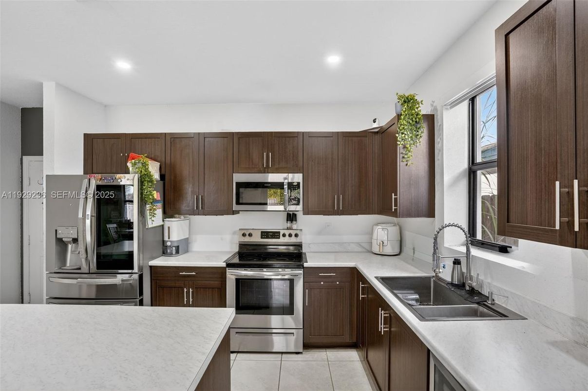 Interior, Kitchen, Recessed Lighting, Stainless Steel Appliances