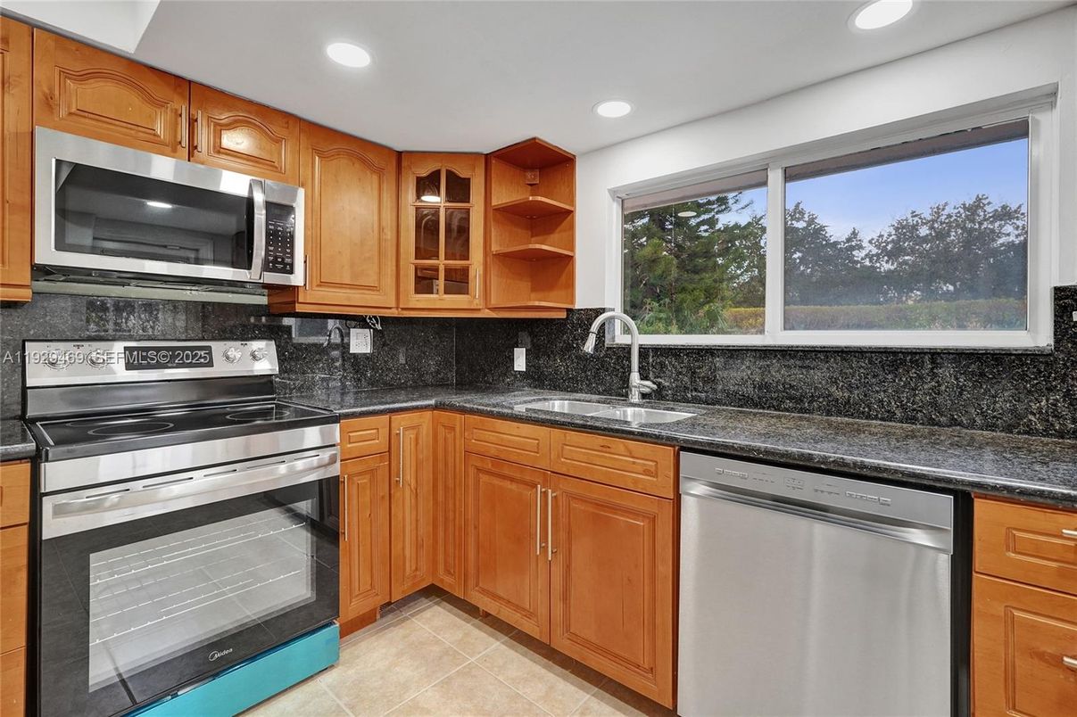 Interior, Kitchen, Recessed Lighting, Stainless Steel Appliances