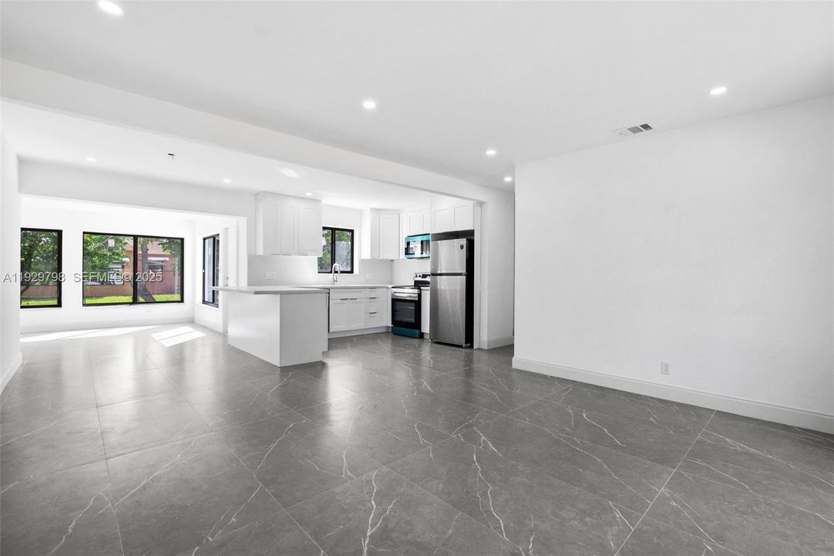 Interior, Kitchen, Recessed Lighting, Stainless Steel Appliances