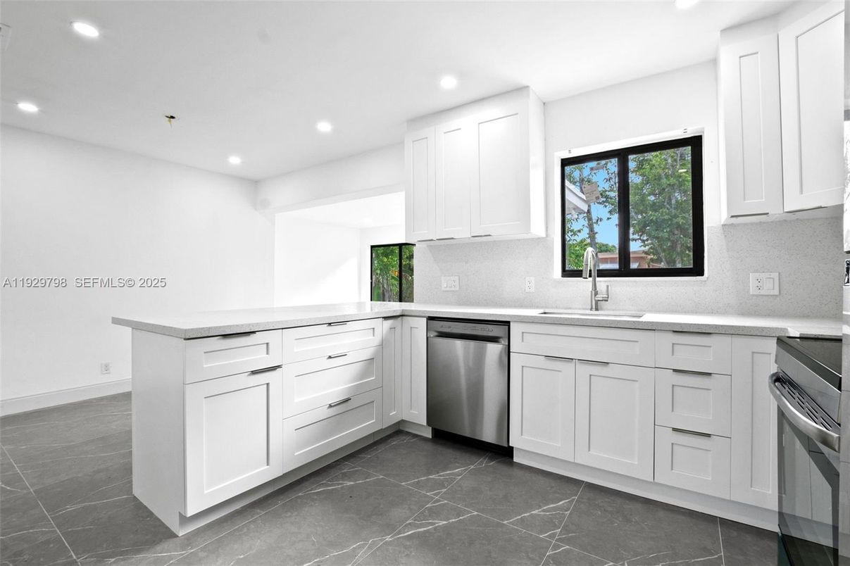 Interior, Kitchen, Recessed Lighting, Stainless Steel Appliances