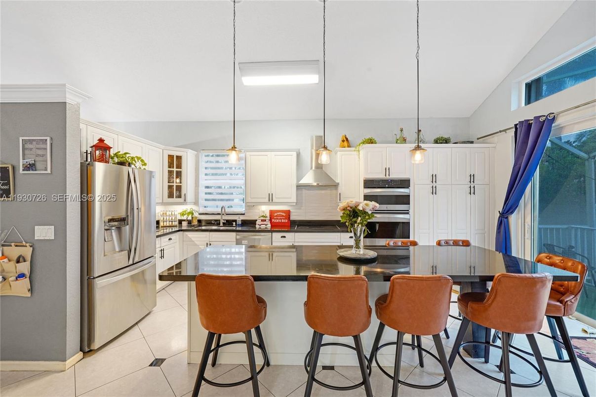 Interior, Kitchen, Pendant Lights, Stainless Steel Appliances
