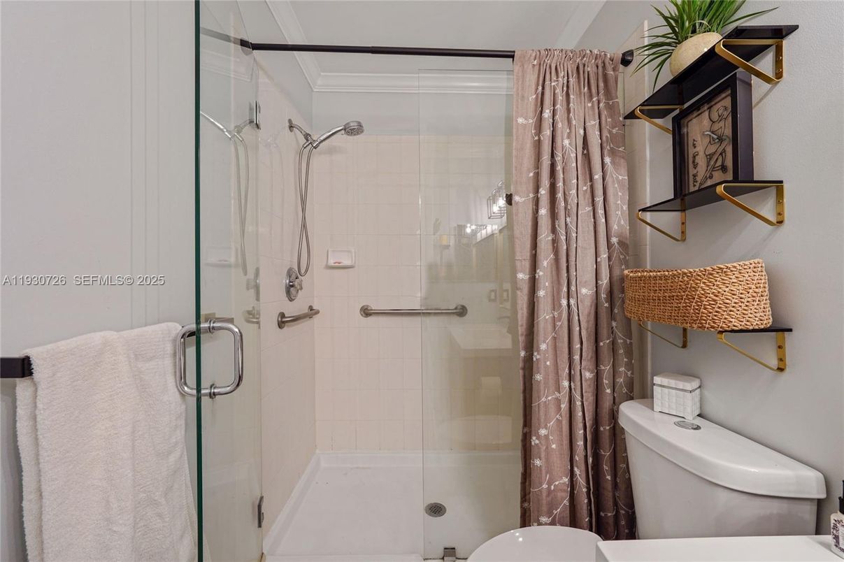 Bathroom, Glass Shower, Interior