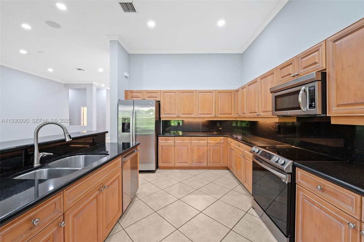 Interior, Kitchen, Recessed Lighting, Stainless Steel Appliances