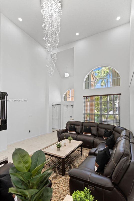 Chandelier, Interior, Living room, Recessed Lighting