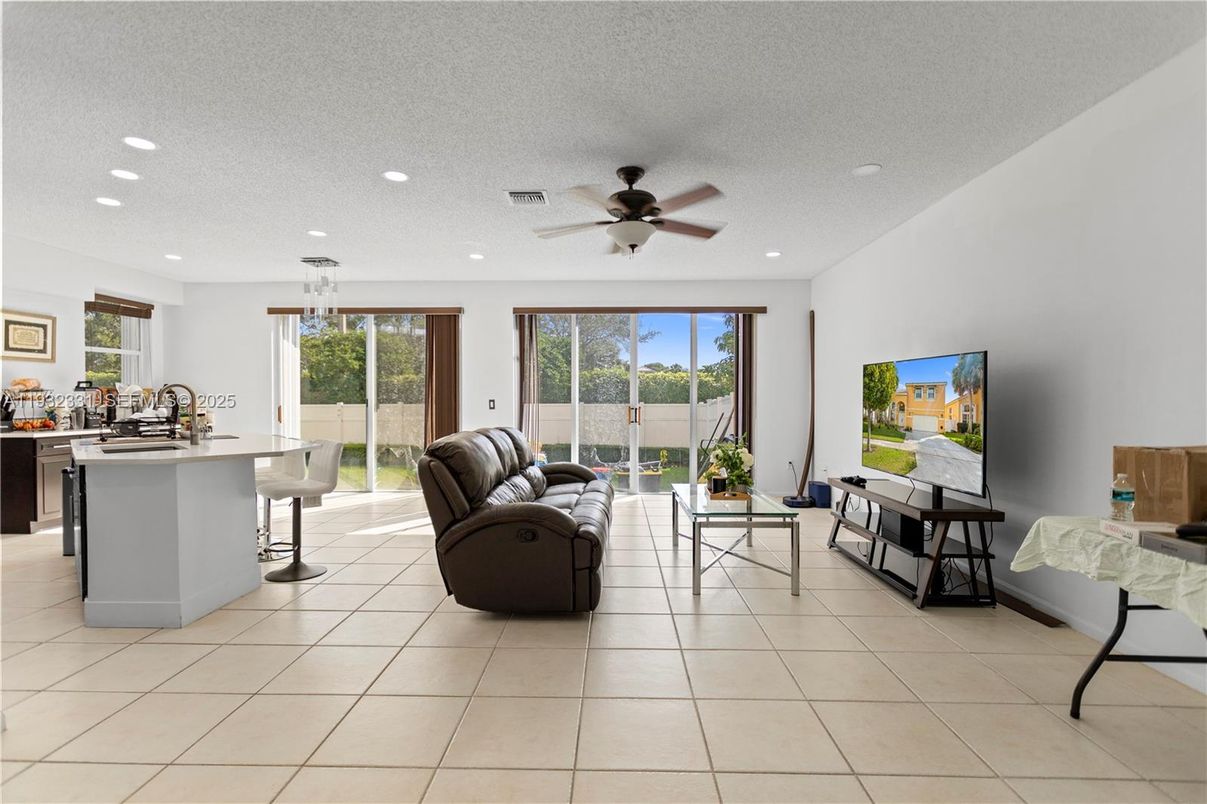 Interior, Living room, Recessed Lighting