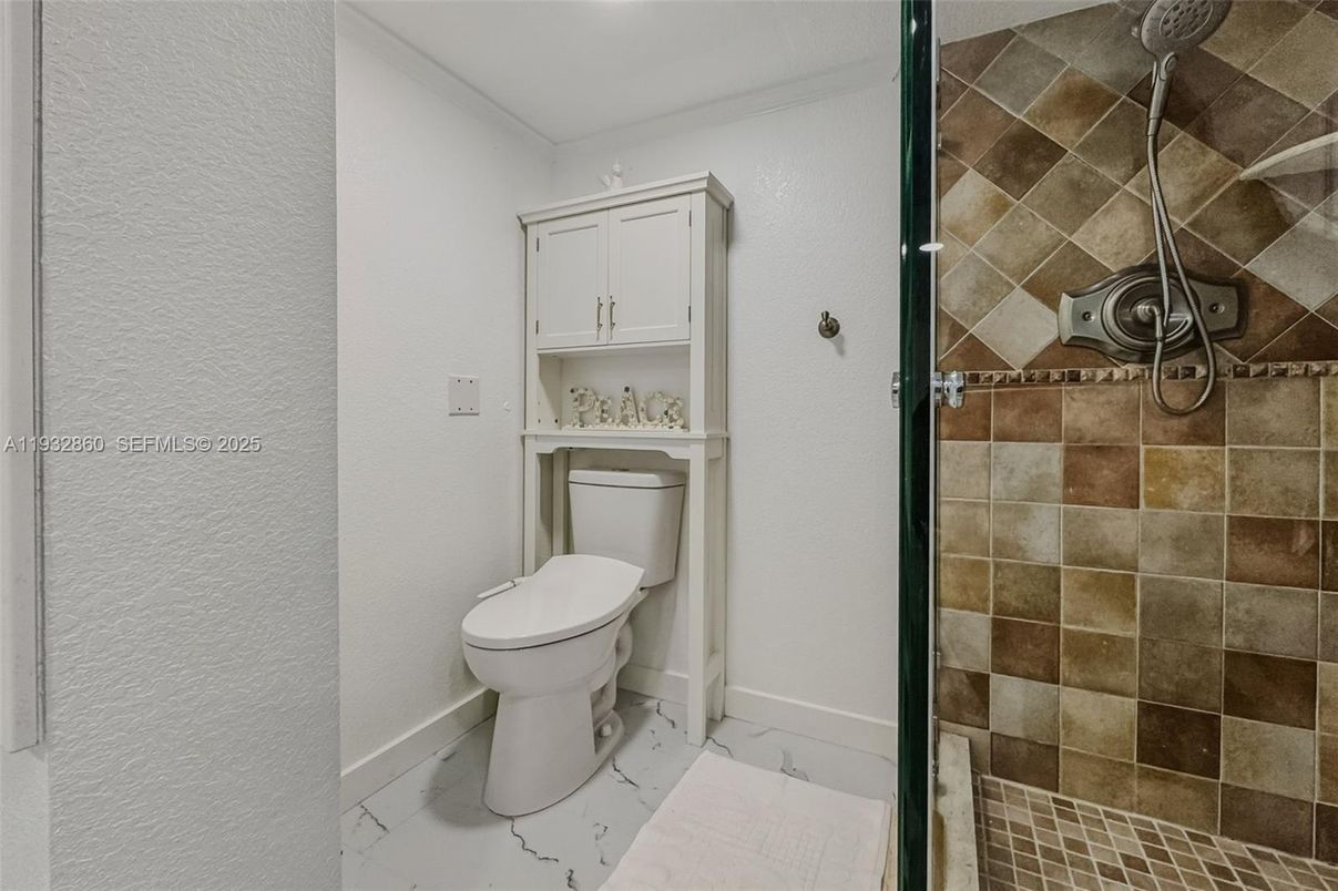 Bathroom, Glass Shower, Interior, Marble