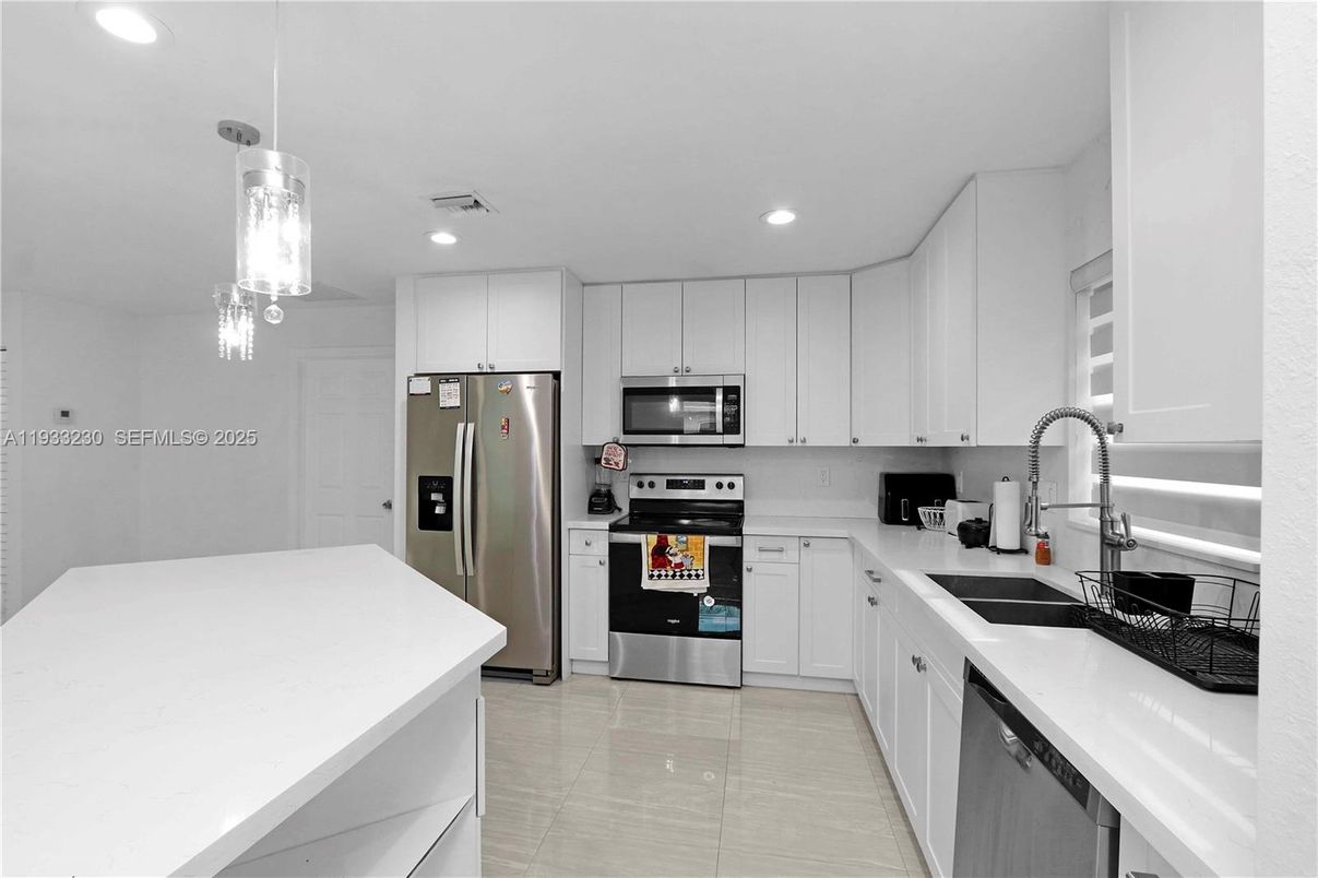 Interior, Kitchen, Recessed Lighting, Stainless Steel Appliances