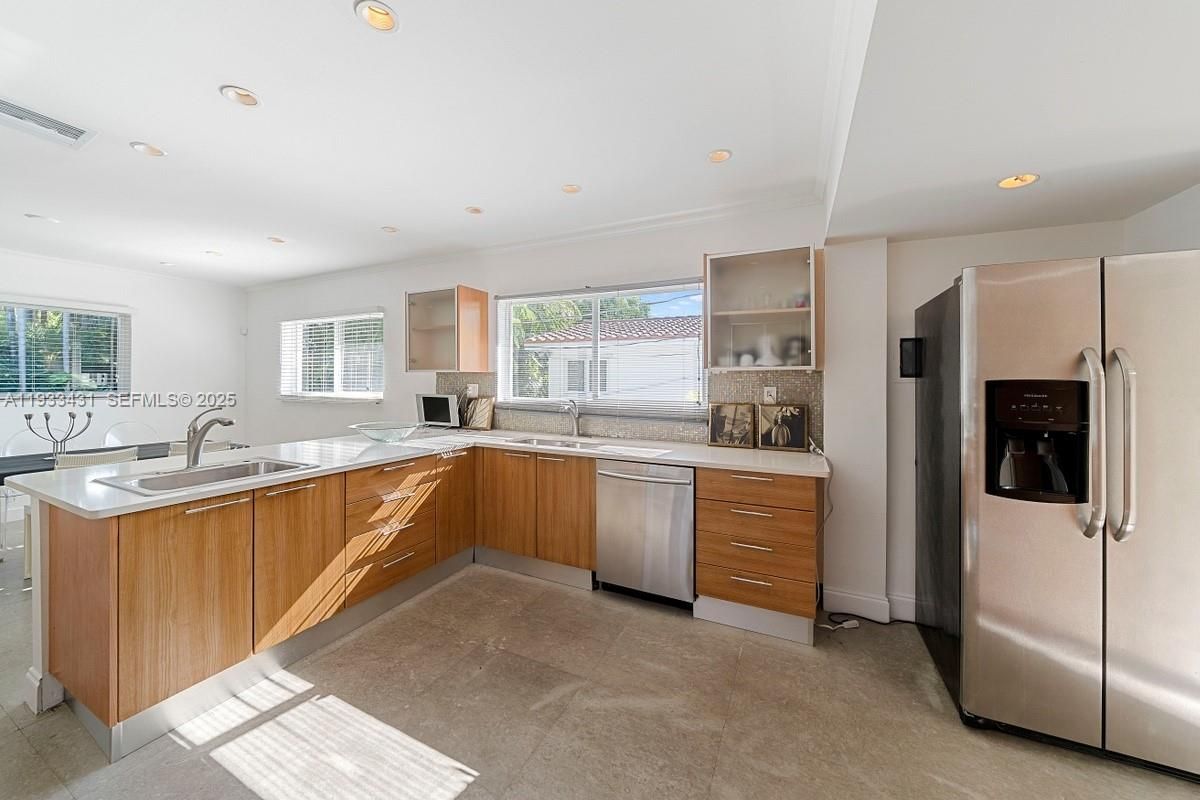 Interior, Kitchen, Recessed Lighting, Stainless Steel Appliances