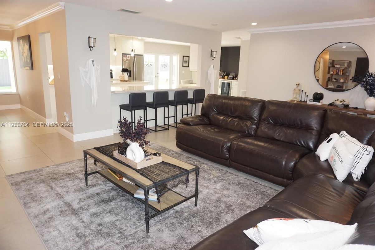 Interior, Kitchen, Living room, Recessed Lighting