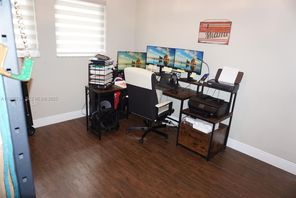 Home Office, Interior, Wood Texture Flooring