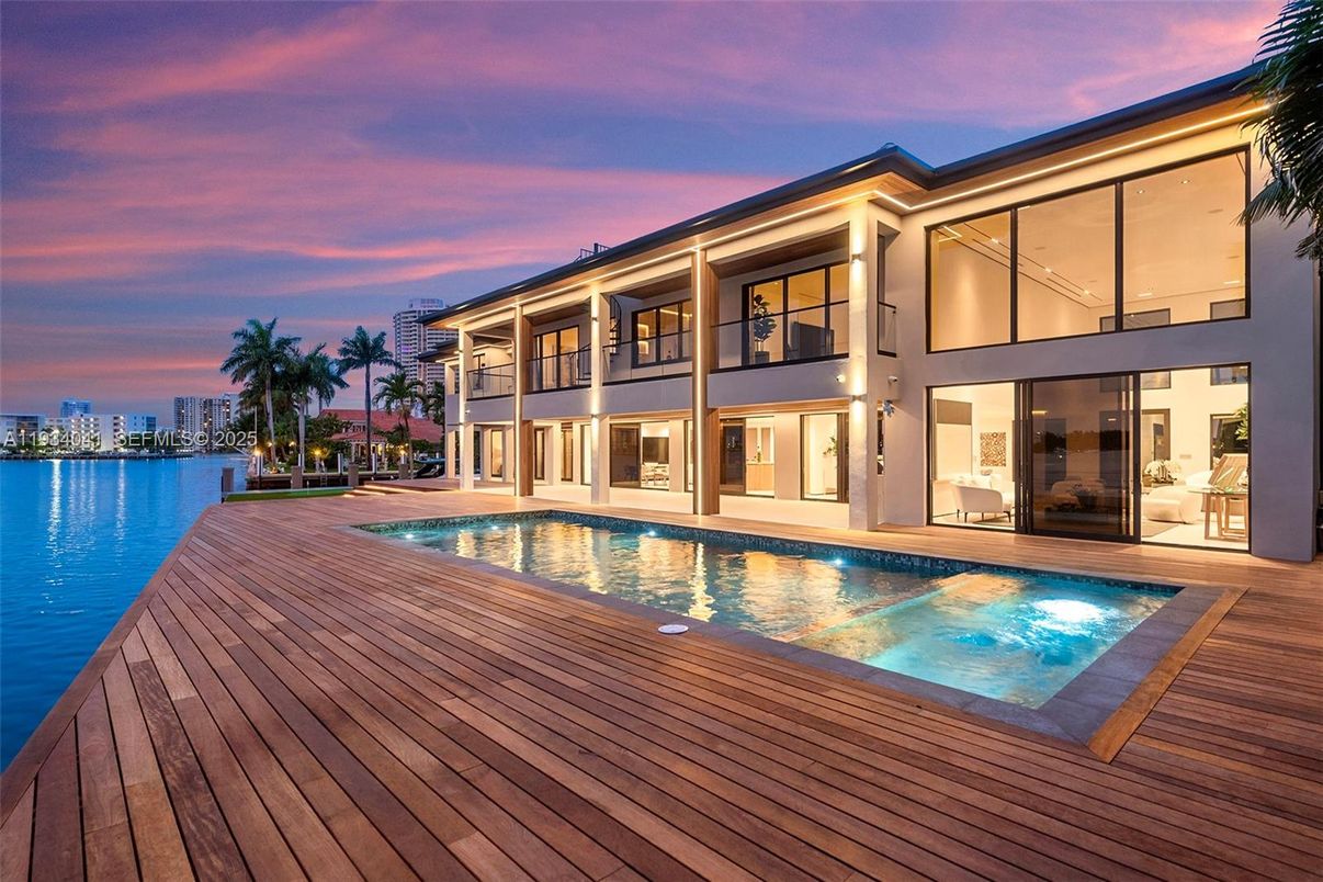 Exterior, Pool, Water, Wood Texture Flooring