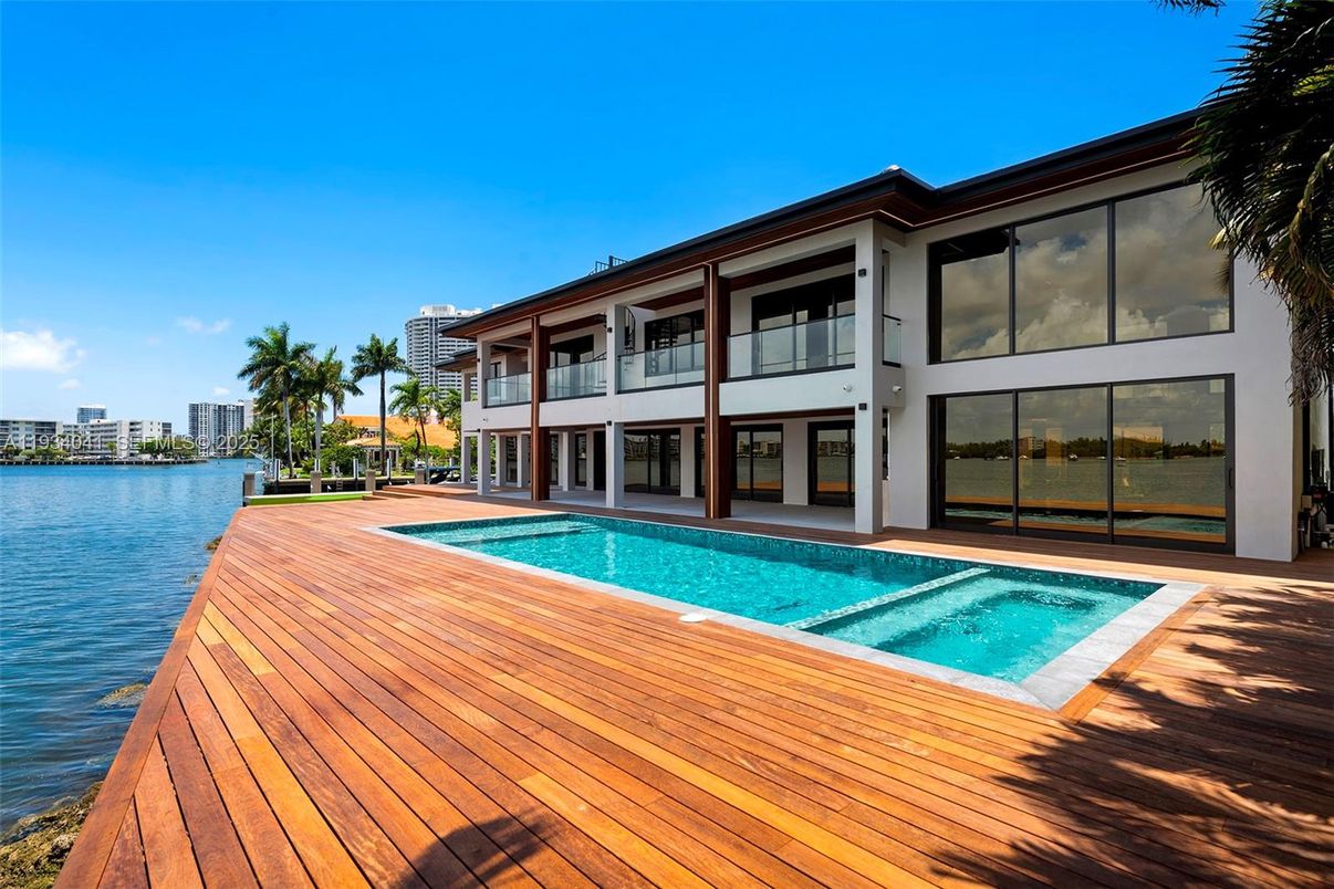 Exterior, Pool, Water, Wood Texture Flooring