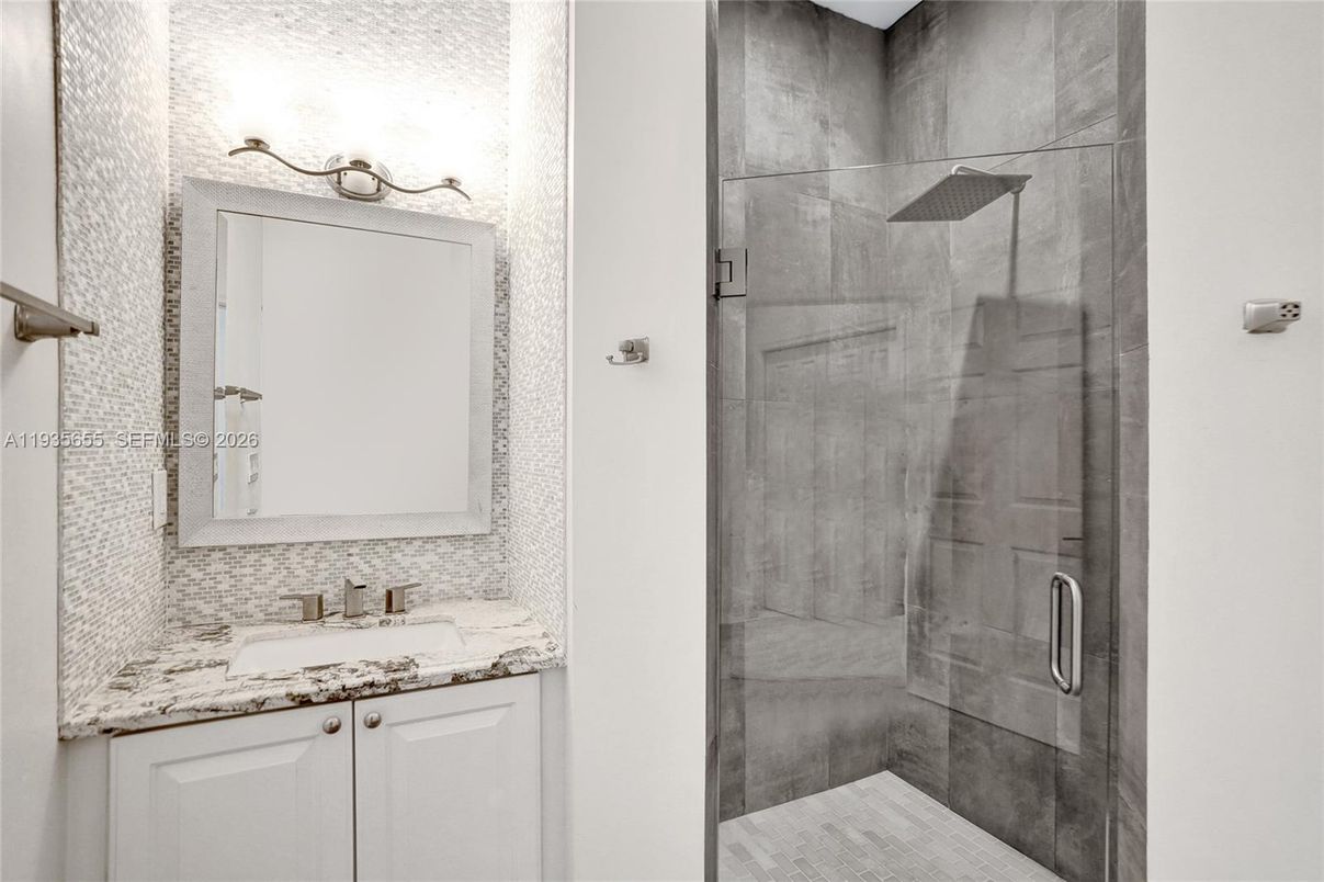 Bathroom, Glass Shower, Interior