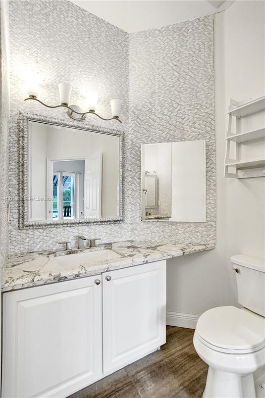 Bathroom, Interior, Wood Texture Flooring